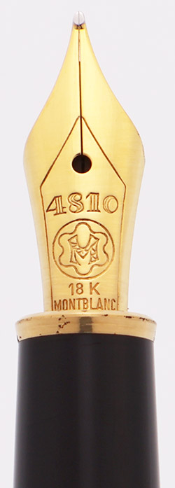 Montblanc Meisterstuck 144 Fountain Pen - Black, Gold Plated Trim